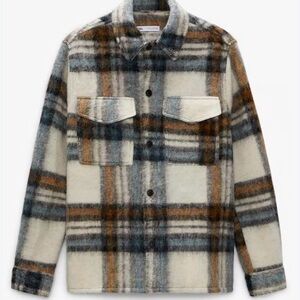 Zara Men’s Wool Shirt Jacket